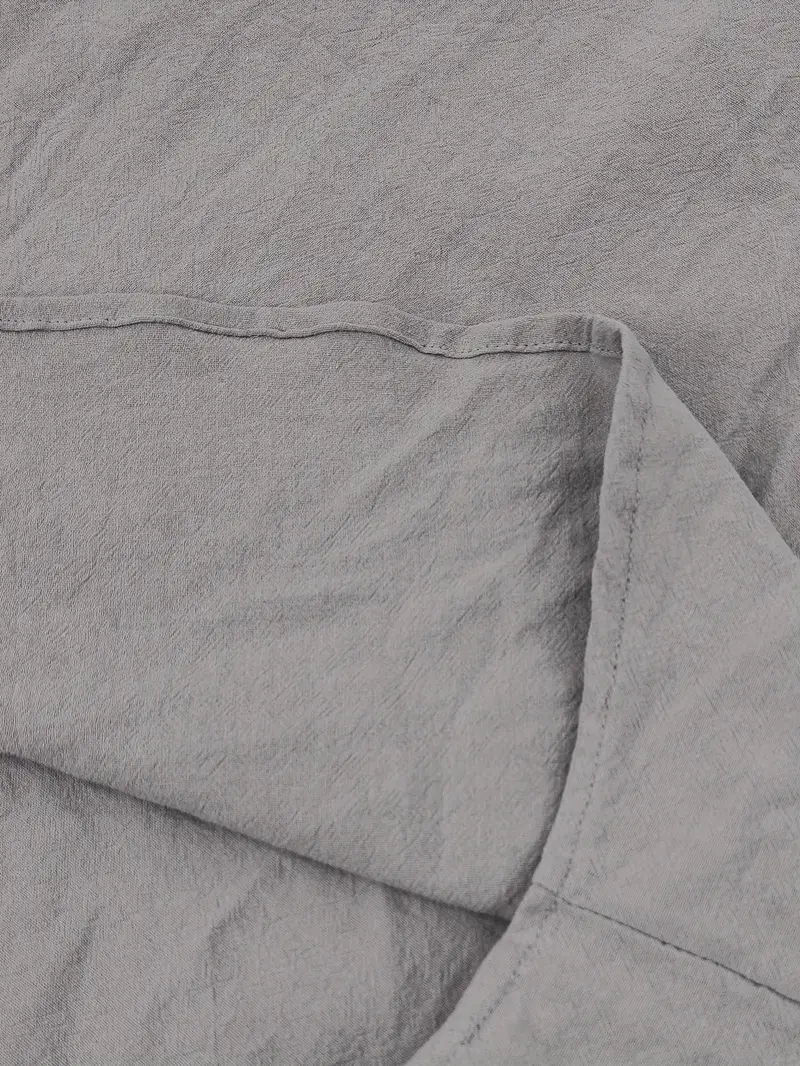 mens elegant linen v neck long sleeve t shirt with cross strap detail breathable regular fit for casual outdoor evening wear spring summer fall versatile top casual wear tee tshirt linen fabric t shirts Product details 41