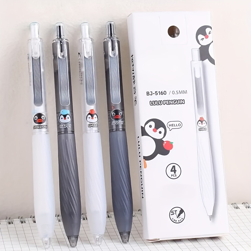 

4pcs Pens , 0.3mm , Writing, & For And Study