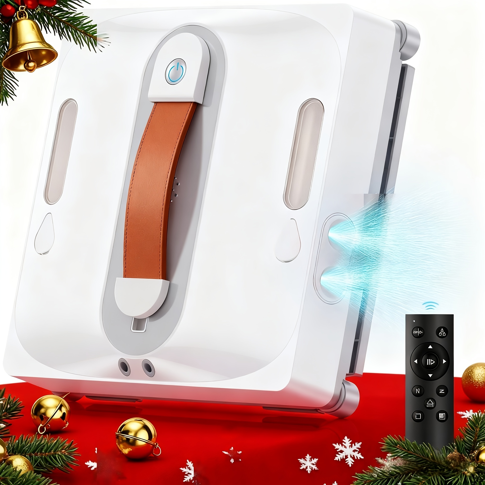 Product Square Window Cleaning Robot, 7.5kpa Large Suction, Planning, 8-layer Safety , Edge Cleaning, Rag Washed And Used, Double-sided Double Nozzles, Water Volume Visualization