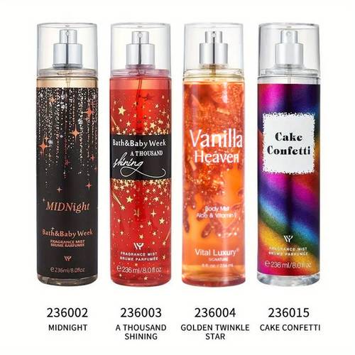 perfume body spray for women body spray 236ml womens body mist long lasting floral and fruity bottle