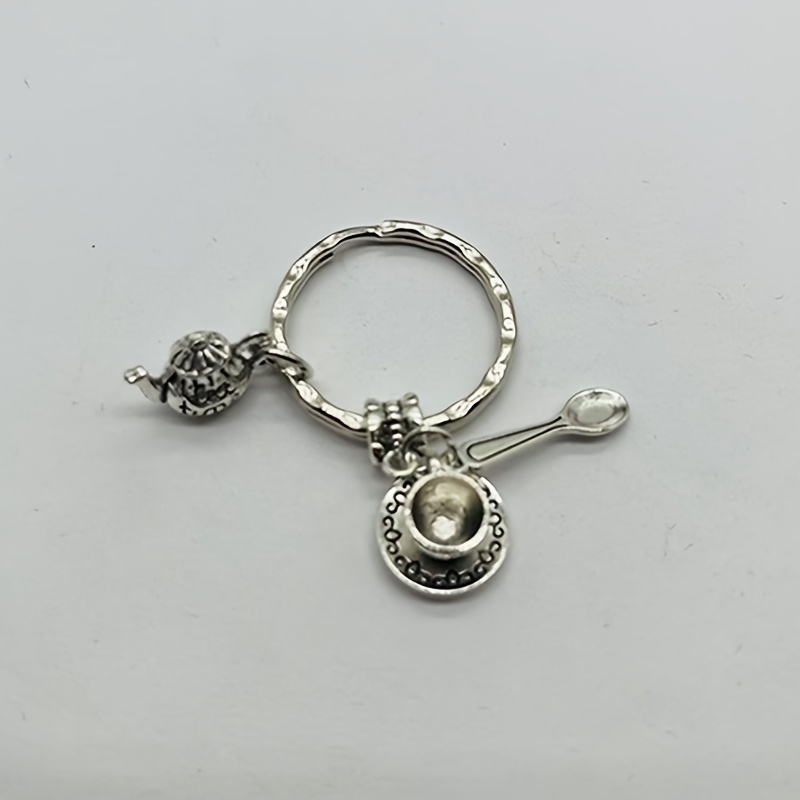 

Exquisite Teapot Cup Keychain, A Gift For Cup Lovers