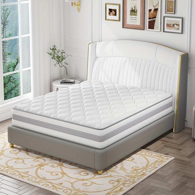 Temu 7- Taschenfederkernmatratze, Luxus, Beidseitig Nutzbar, Mittelfeste UnterstüTzung-image