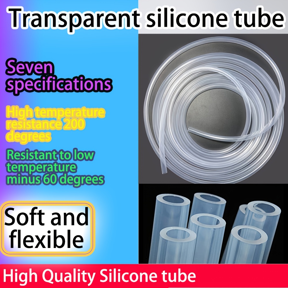 Tuyau PVC Transparent Souple 2mm Intérieur / 3mm Extérieur - 2m De Long - Neuf Uxcell