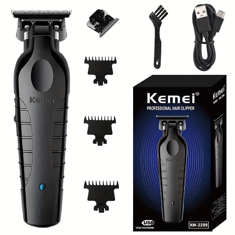 

Cordless Hair Trimmer 0mm Men's Clipper Professional Electric Cutting Machine