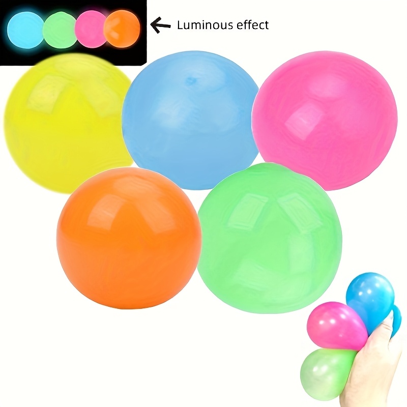 

Glowing Ceiling Suction Balls: Wall And Ceiling Air Balls For Diy Crafts - Home, Office And Commercial !