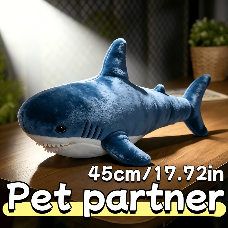 1pc Shark Pet Plush Toy, Tie-dye And Dog Plush Toy, Multiple Colors , Washable Cat And Dog Companion Toy, Shark Toy, Soft Plush Toy, Dog Companion Toy