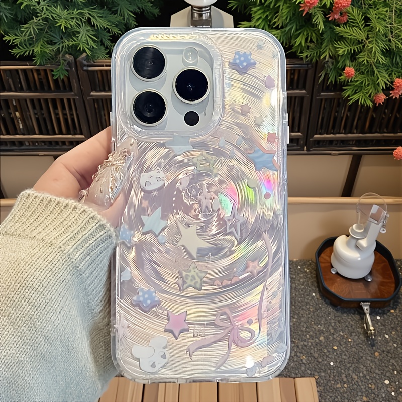 TEMU Phone Case: Cute Cartoon Rabbit Pink Pattern Phone Case For 17 Pro Max/17 Pro/17 Air/17/12/13/14/15/16 Pro Max/14 Plus/15 Plus/16
