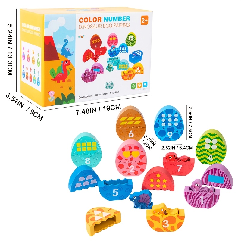 Cute Dinosaur Egg Matching Educational Toy