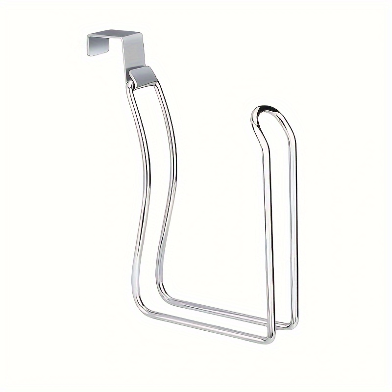 

Compact Metal Toilet Paper Holder: Space-saving Bathroom Storage Solution - , Suitable For Roll Paper And Towels, Fits Over Tank