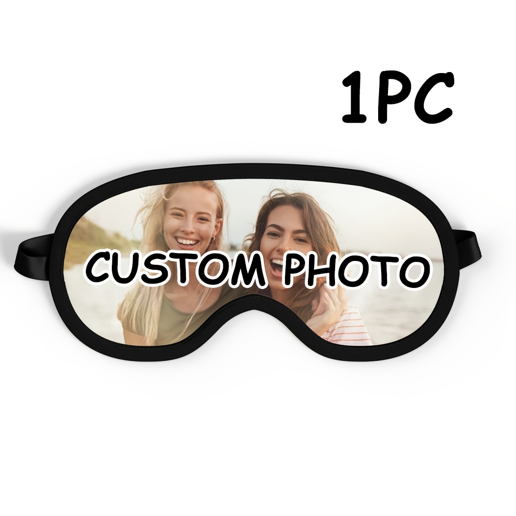 TEMU Custom Photo Sleep Eye Mask. Personalized Eye Photo. Customized Mask Are Personalized Gifts For Family, , Parties, Graduation, Celebrations, ,