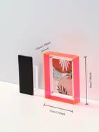 acrylic photo frame set 1pc vertical plastic picture frame for tabletop display oblong transparent frames for wall art certificates posters