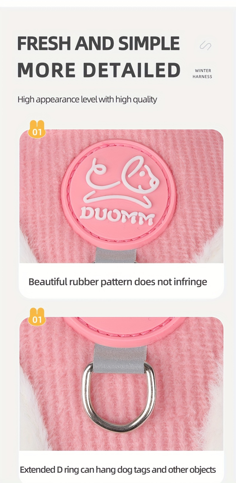 Chaleco Arnés para Gatos Cómodo y Reflectante con Correa - Suave, Cálido Poliéster en Rosa, Azul, Marrón | Ajustable, Accesorios Metálicos Duraderos para Paseos Nocturnos Seguros | Apta para la Mayoría de los Gatos, Arnés y Correa para Gatos