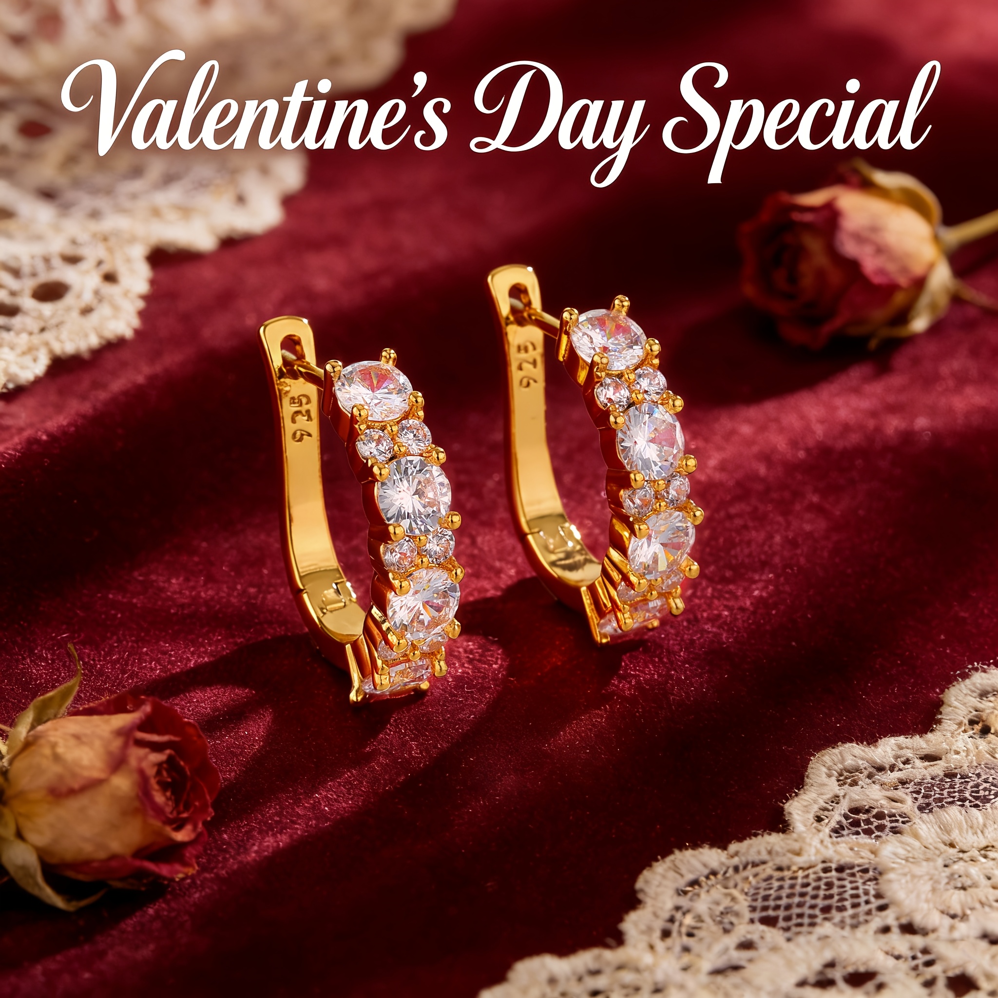 925 Silver Women'S Moissanite Earrings, High-End Luxurious Jewelry, Elegant And Sexy, Trendy Fashion, Perfect for Christmas, Valentine'S Day, Holiday Gifts, And Birthday Presents, Comes with Exquisite Gift Packaging.