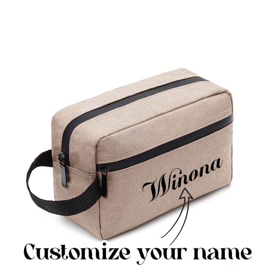 TEMU Personalized Unisex Bags, Simple And Elegant, Including Toiletry Bags, Wash Pouches, Makeup Pouches, Packing Organizers, And Luggage Sorting