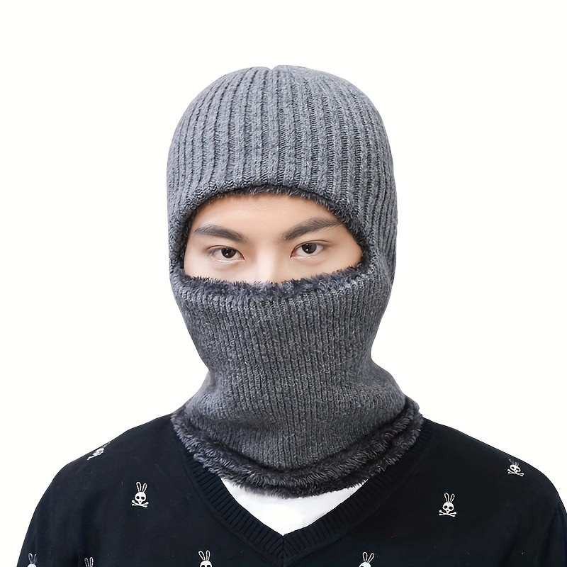 Máscara militar con capucha negra pasamontañas esquí nieve frío extremo  8415-01-310-0606
