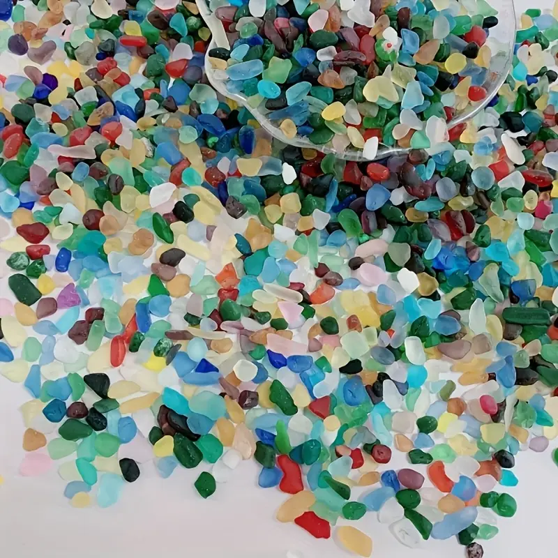 450 Piastrelle Mosaico Vetro JIAMIAN - 1x1cm, Colorate, Per Artigianato E Decorazioni - Foto 13