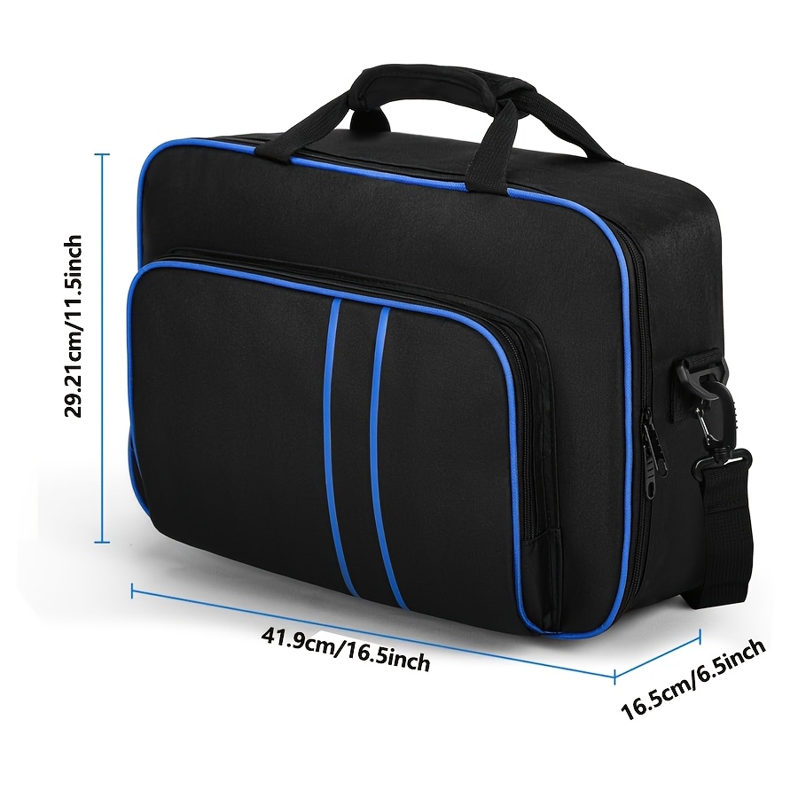 premium carrying case for ps5 1680d heavy duty nylon with   padding fits disc digital     discs   ergonomic   storage Product details 2