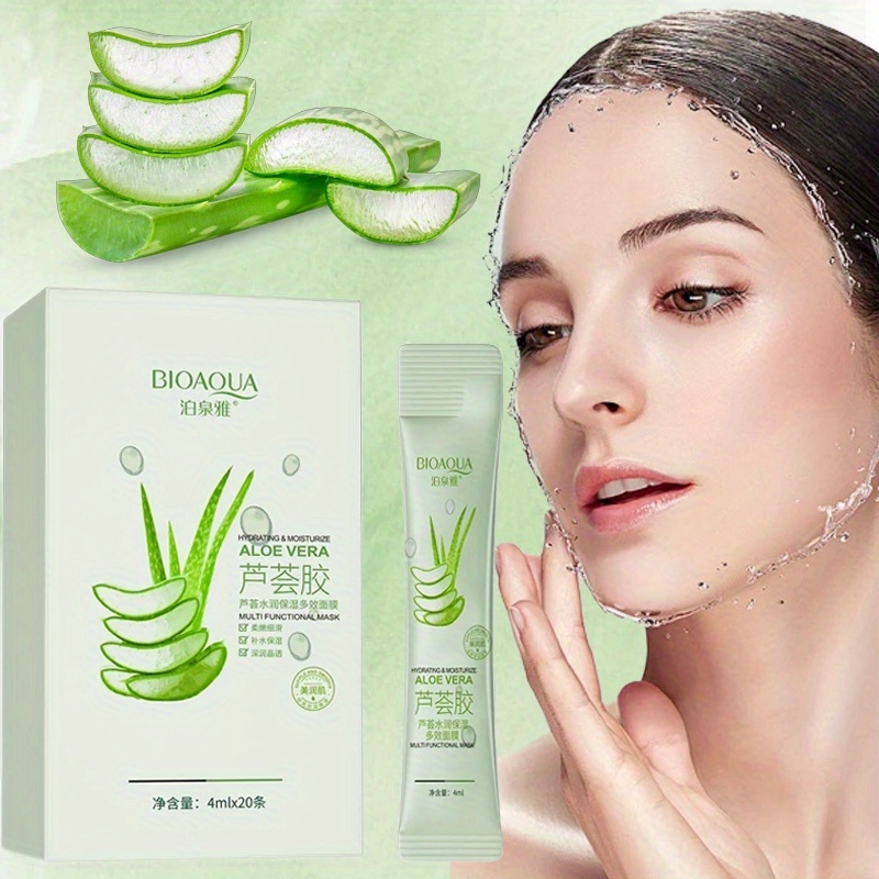 20 adet aloe nemlendirici yz maskesi hyaluronik asit - Temu Germany