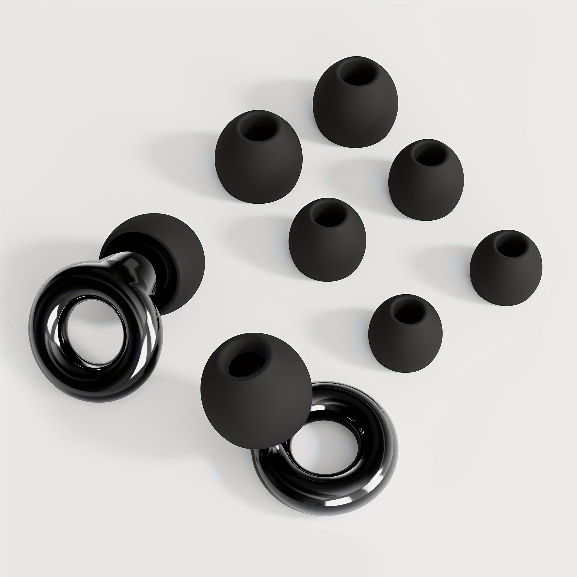 Premium Sound-Reducing Earplugs - Includes 8 Sizes of Ear Tips in XS/S/M/L - Perfect for Concerts, Festivals, Live Performances, Musicians, And Djs