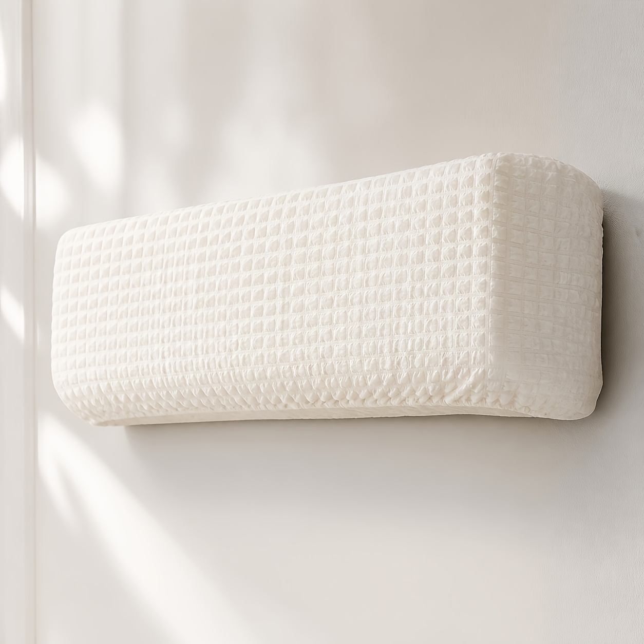 TEMU 2pcs 1pc Air Conditioner Protective Cover With Elastic Straps For Wall-mounted Universal Indoor Full Enclosure Isolation Cover For Household Air