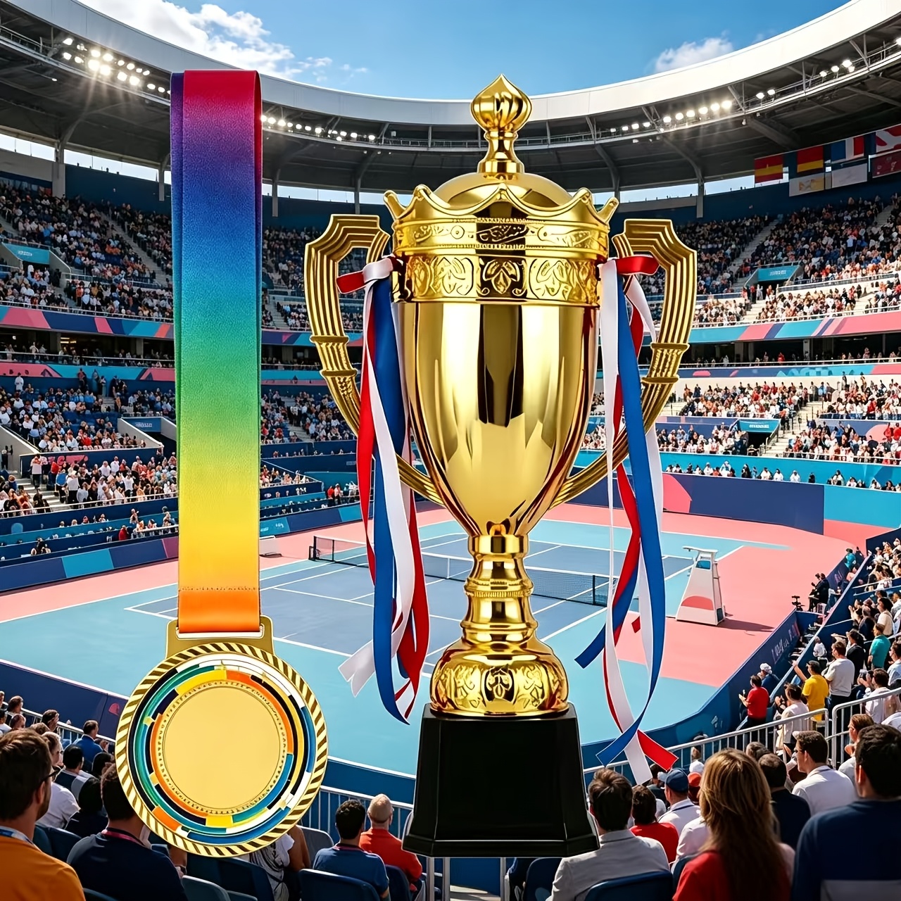 trophies and medals sold on Temu Australia