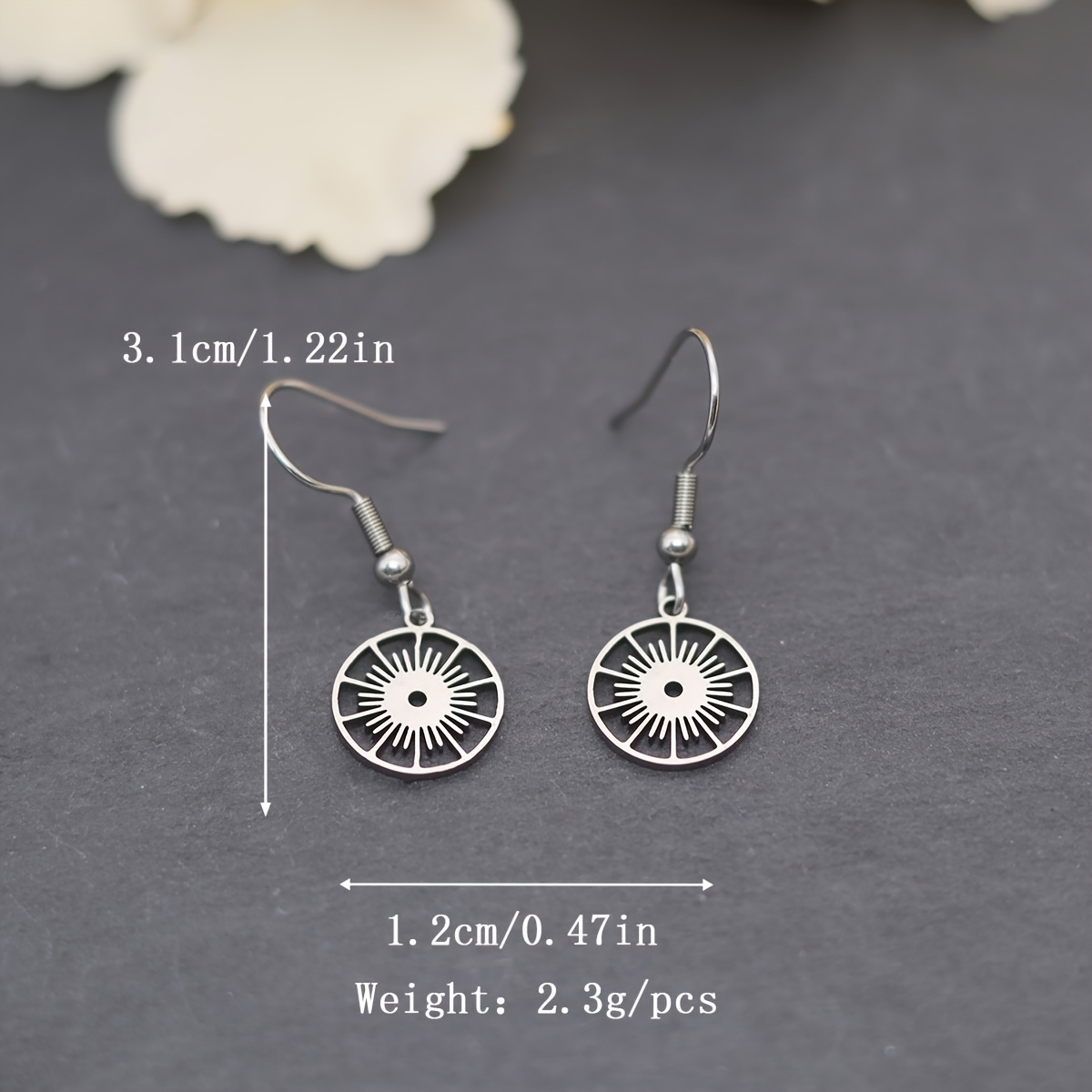 Women's Trendy Moon & Sun & Star Charm Drop Earrings, Gift