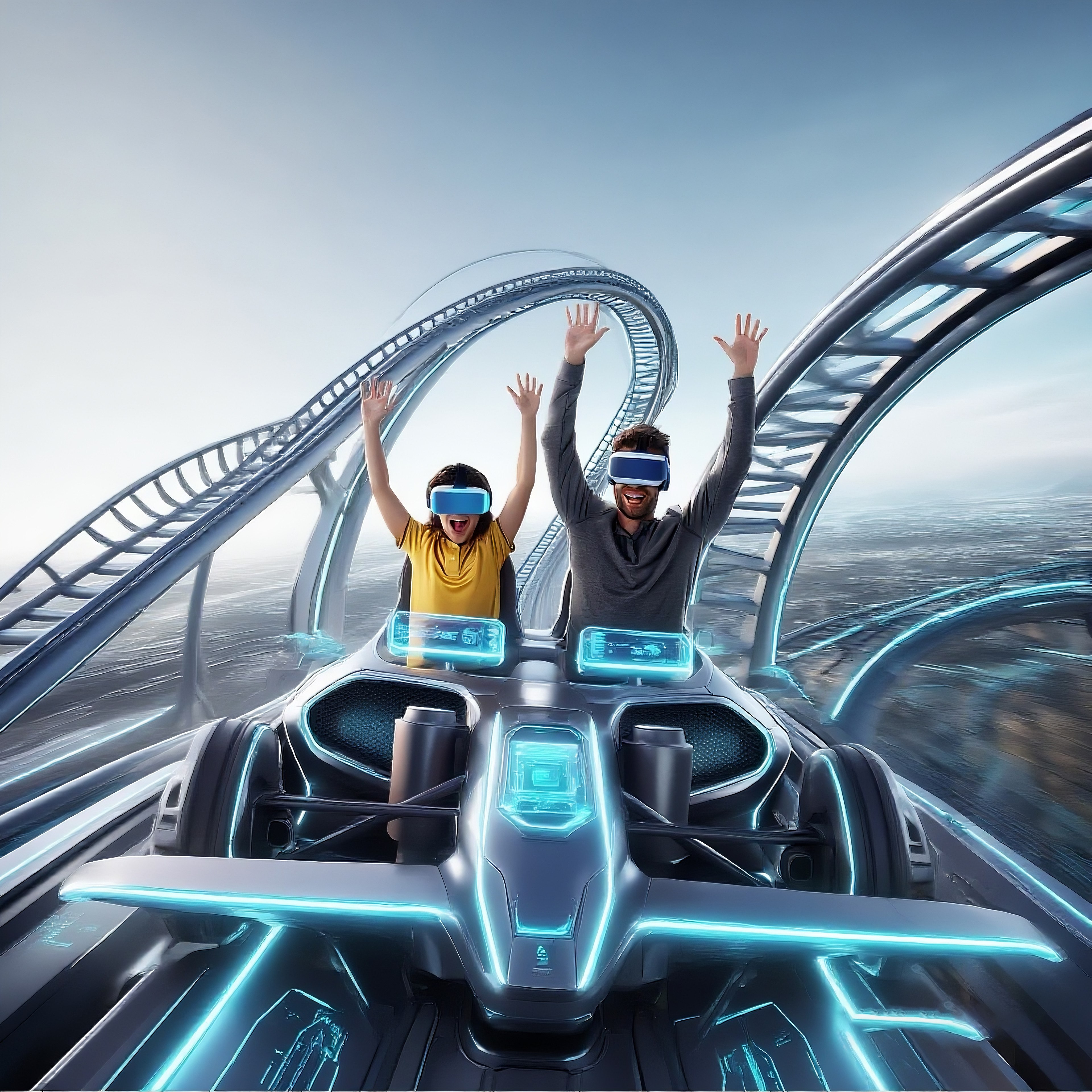 IMAX-Level VR Glasses with 4K Ultra-High Definition, 120Hz Smooth Picture, 110° Wide Angle, Ergonomic Design for Virtual Dating & Immersive Experiences