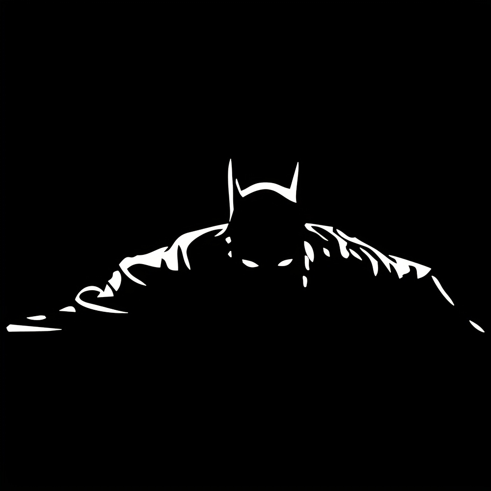 Image of Cool Batman Anime Theme Car Stickers Suitable For Car Window Glass Body Decoration Stickers Motorcycle Electric Car Motorcycle Reflective Stickers Suitable For Birthdays Father's Gift