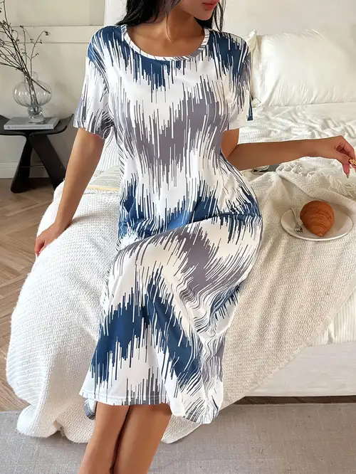long night dresses for women Contemporary Nightwear: The Essence of Comfort" "Trendy Twilights: Modern Nightwear for Women"