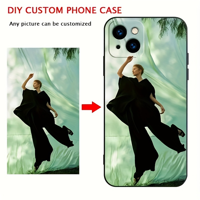 Personalized Watercolor style Portrait Phone Case Diy Temu Mauritius