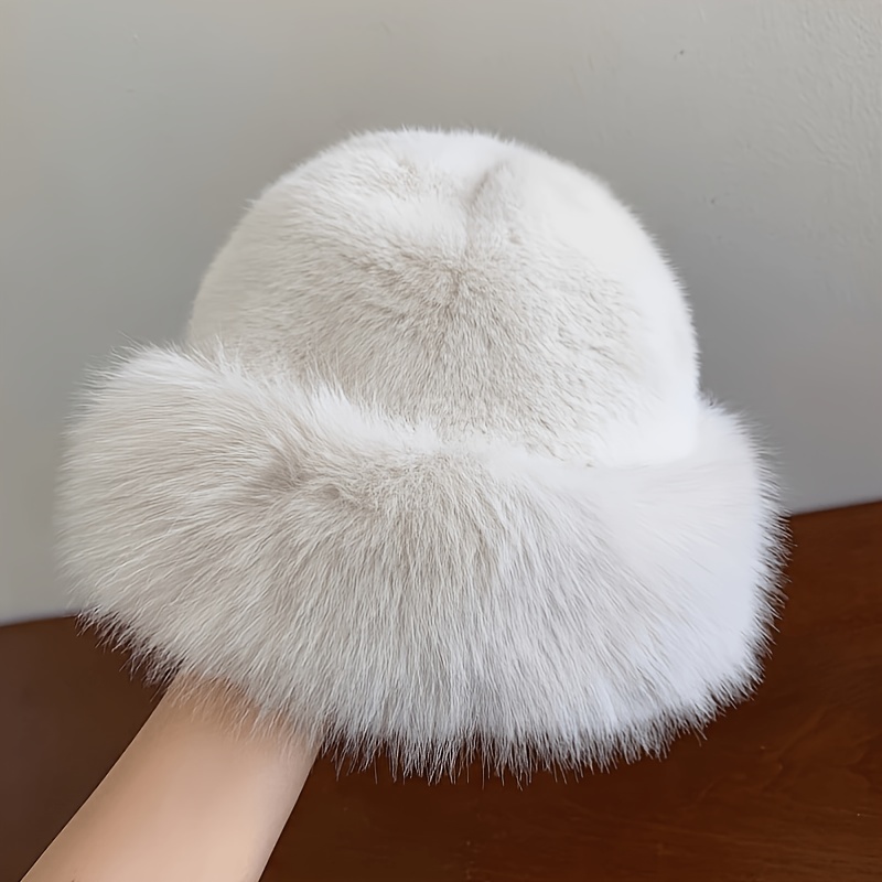 TEMU 2026 Fall/winter New Arrival: Plush Hat—warm Winter , Mink-style, Luxurious And Fluffy, Elegant And Sophisticated Women's Fashion And Mink