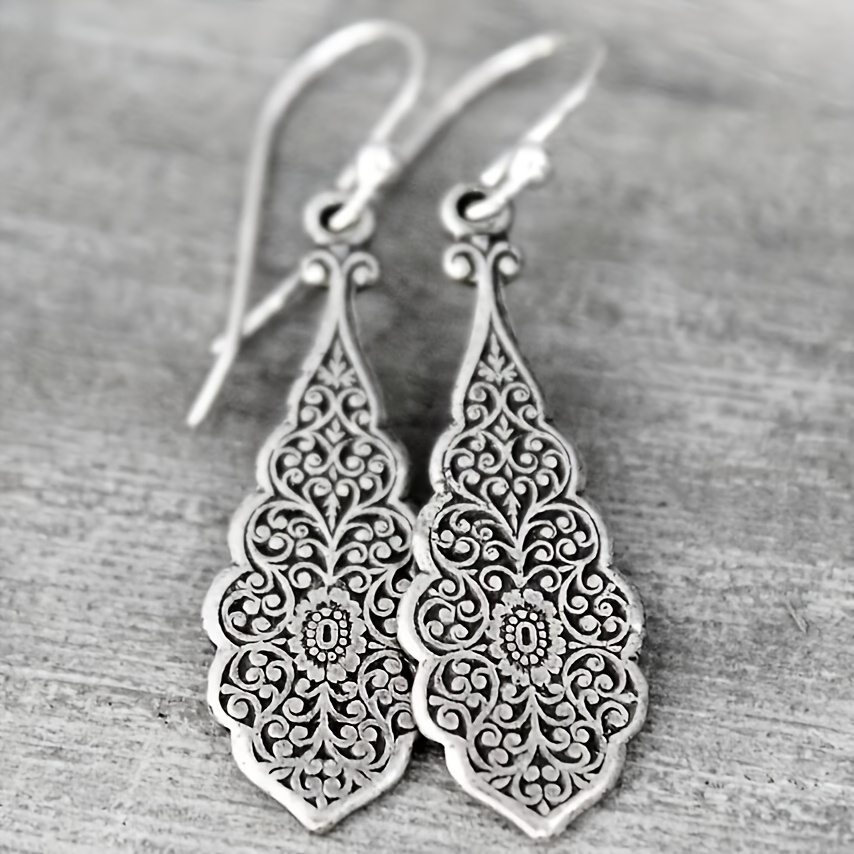Vintage Ethnic Style Patterned Earrings