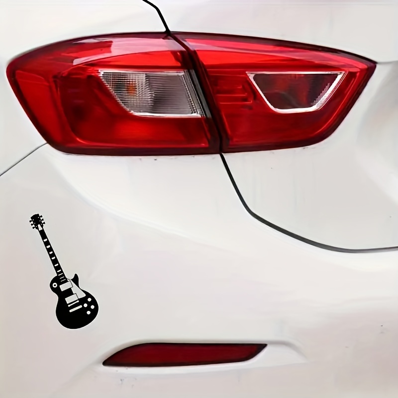 Removable Guitar Pattern Vinyl Car Stickers Decals Temu