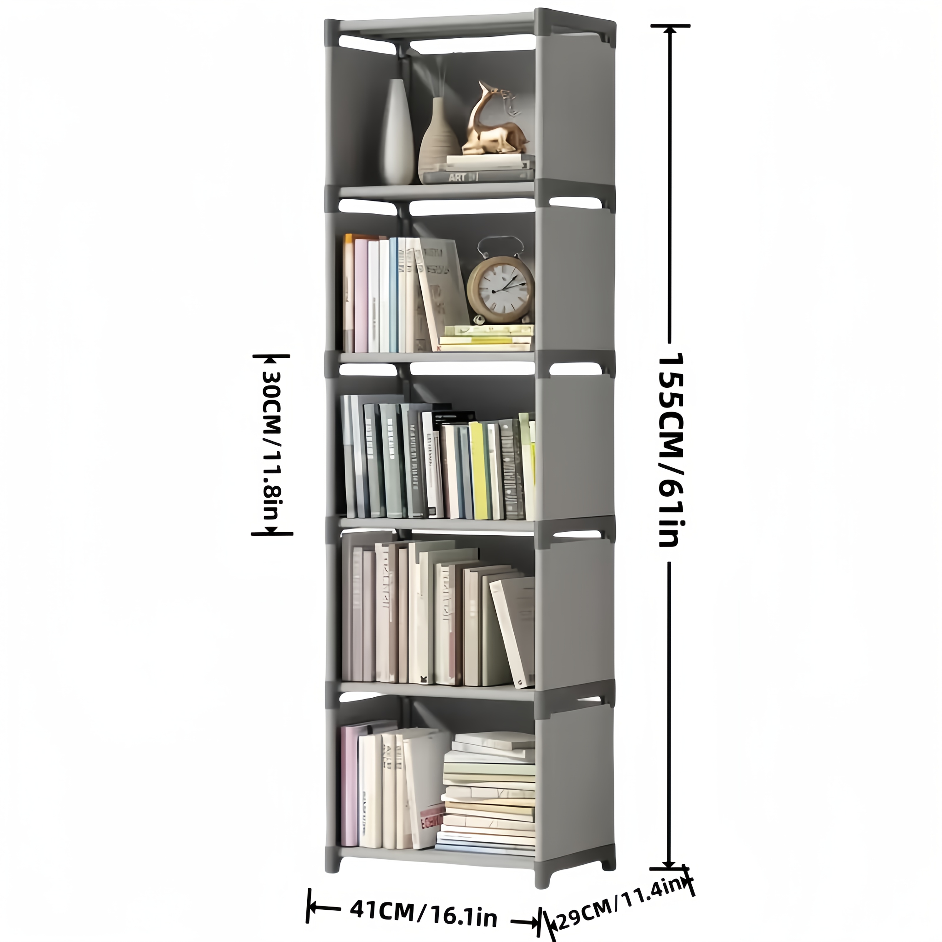 simple bookshelf for home use student small bookshelf desktop office bookcase storage rack for rental house   luggage shelf bedside bedroom   storage rack details 1