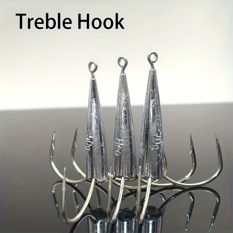 Stainless Steel String Hook Rigs 3 Fishing Hooks Wire Leader - Temu