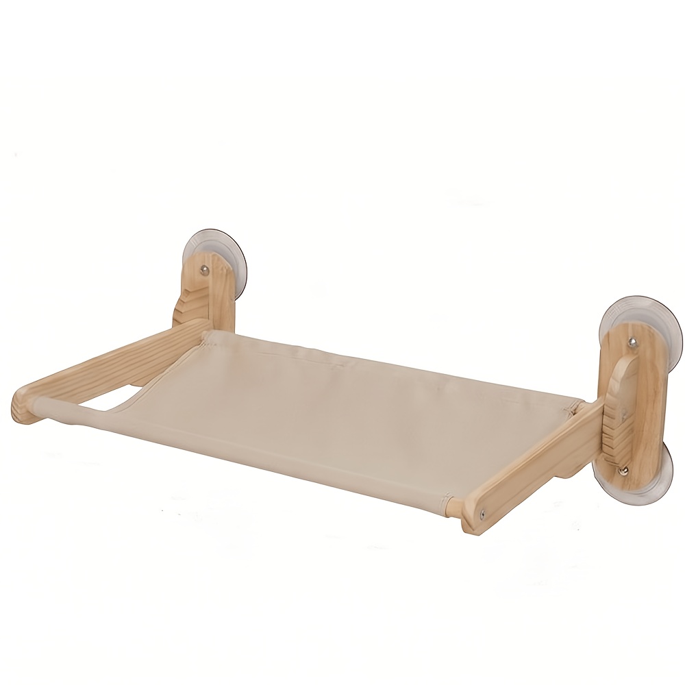 TEMU Cat Window Hammock With Strong Suction Cups, Hanging Sunbathing Bed For Window Sill, Durable Cat Perch For Indoor Cats