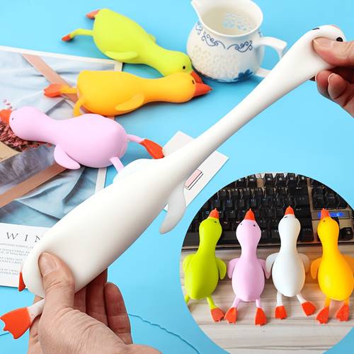 newly and powder duck release pressure toy for children with its an gift package for parties a prize for schools birthday and party gifts random colors