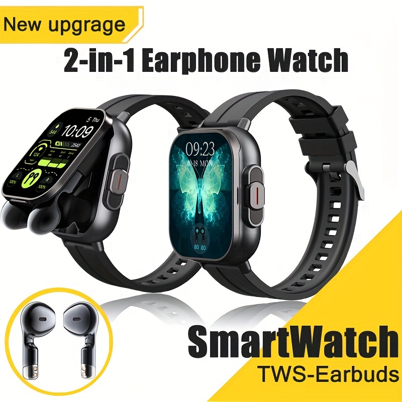 Smart Watch Earbuds Wireless Watch Earbuds Smart Watches Men - Temu