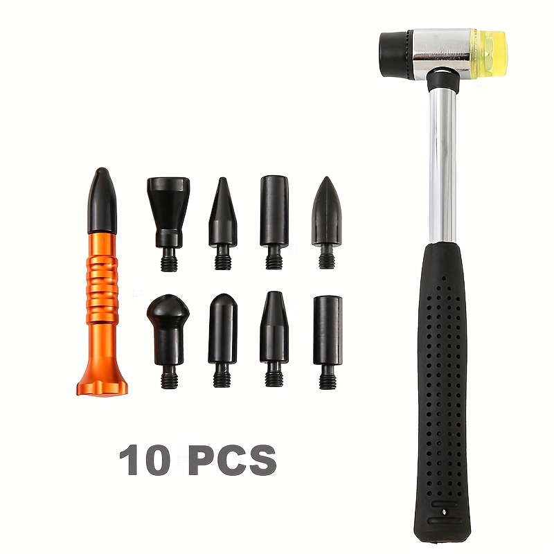 E-shop Autokarosserie Lackfreie Beulreparatur-Set mit Schieberhammer, ungeladenes Werkzeugset für die Garage – Verfügbar in zwei Paketoptionen: QG19pcs