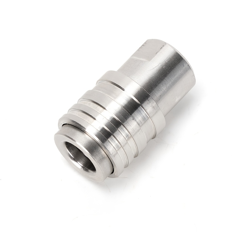 TEMU 1/4 Quick Connector High-pressure Cleaning Machine Car Wash Gun Self-locking Female Connector, Stainless Steel Quick Insert, Water Gun Nozzle