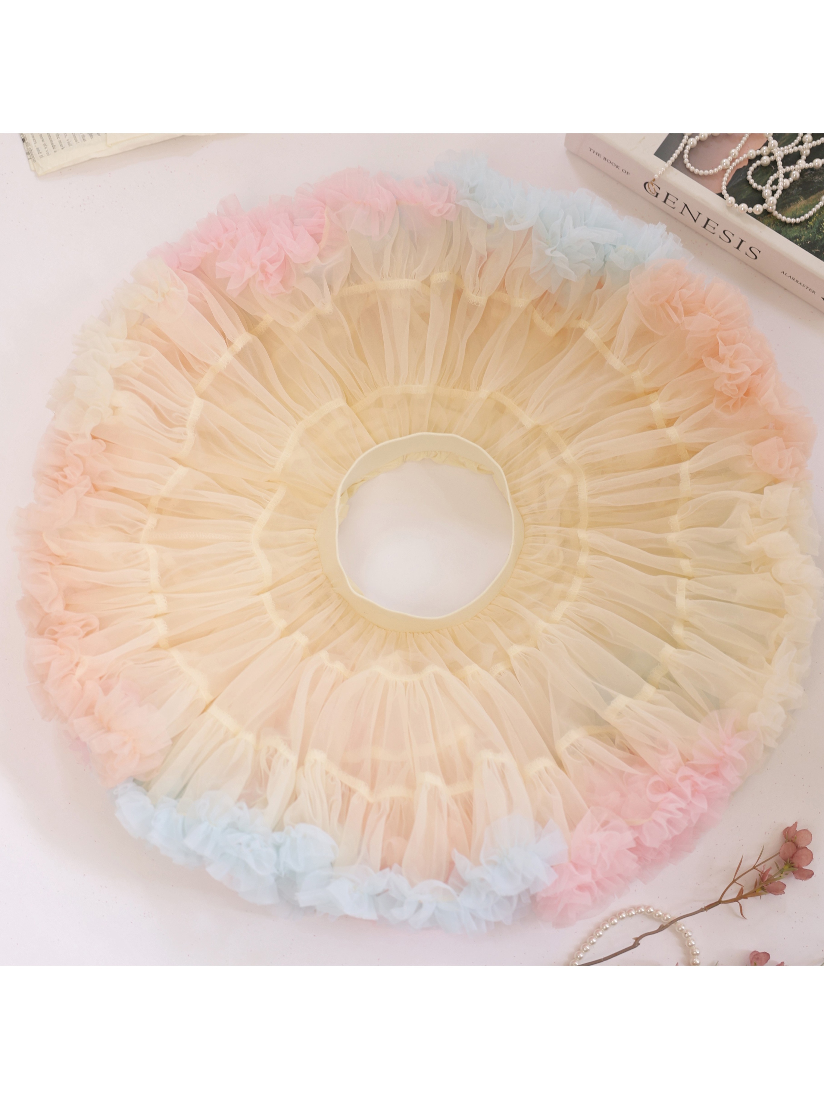 Jupe Tutu Jaune En Tulle - Longueur 40 Cm, Pour Femme Ou Fille, Danse, Fête, Déguisement Princesse