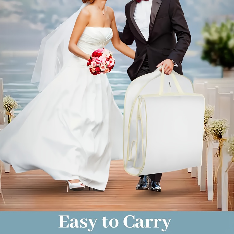 elegant black non woven fabric bridal wedding dress bag Temu Georgia