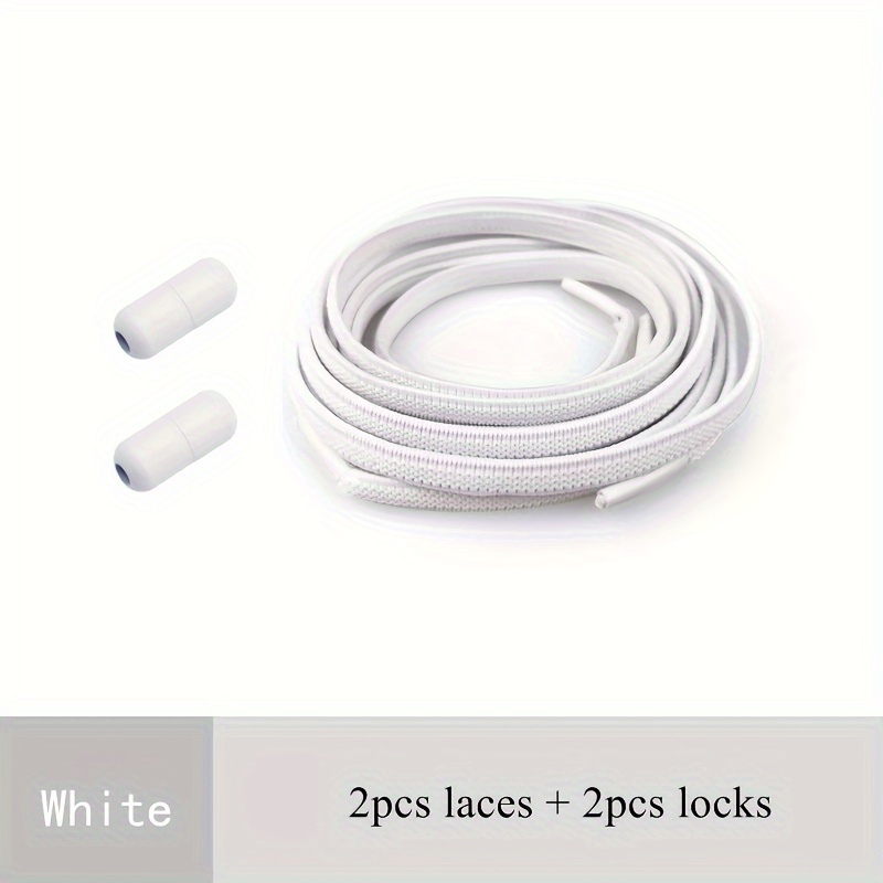 No Tie Lazy Shoelaces Shoelace Creative Shoe Additions Elastic Elastic Men's And Women's Metal Capsule Adult Youth No Tie Colorful Shoelace