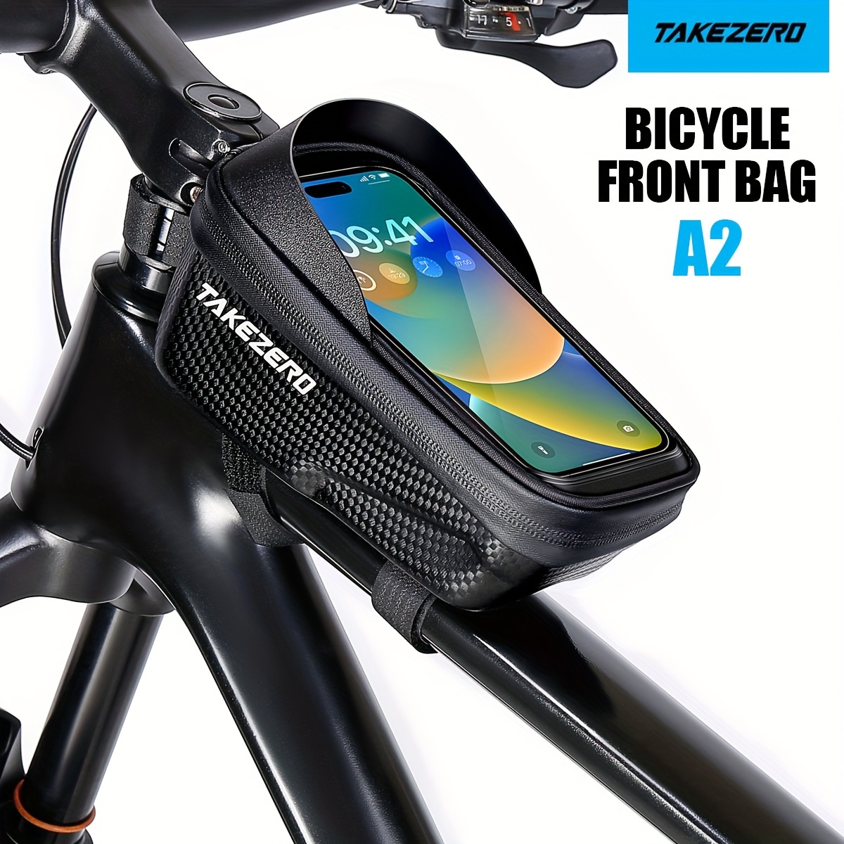 

Mountain Bike Bag, Eva Hard Shell Front Beam Bag, Mobile Phone Top Tube Bag
