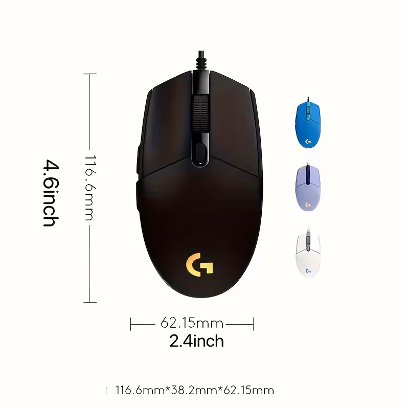 Logitech G102 · mouse con cable · imagen 2 del anuncio