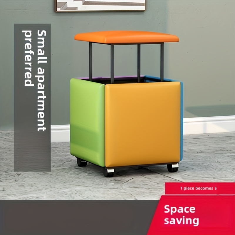 Footstool In Storage Magic Chair In Modular Cube Stool Space