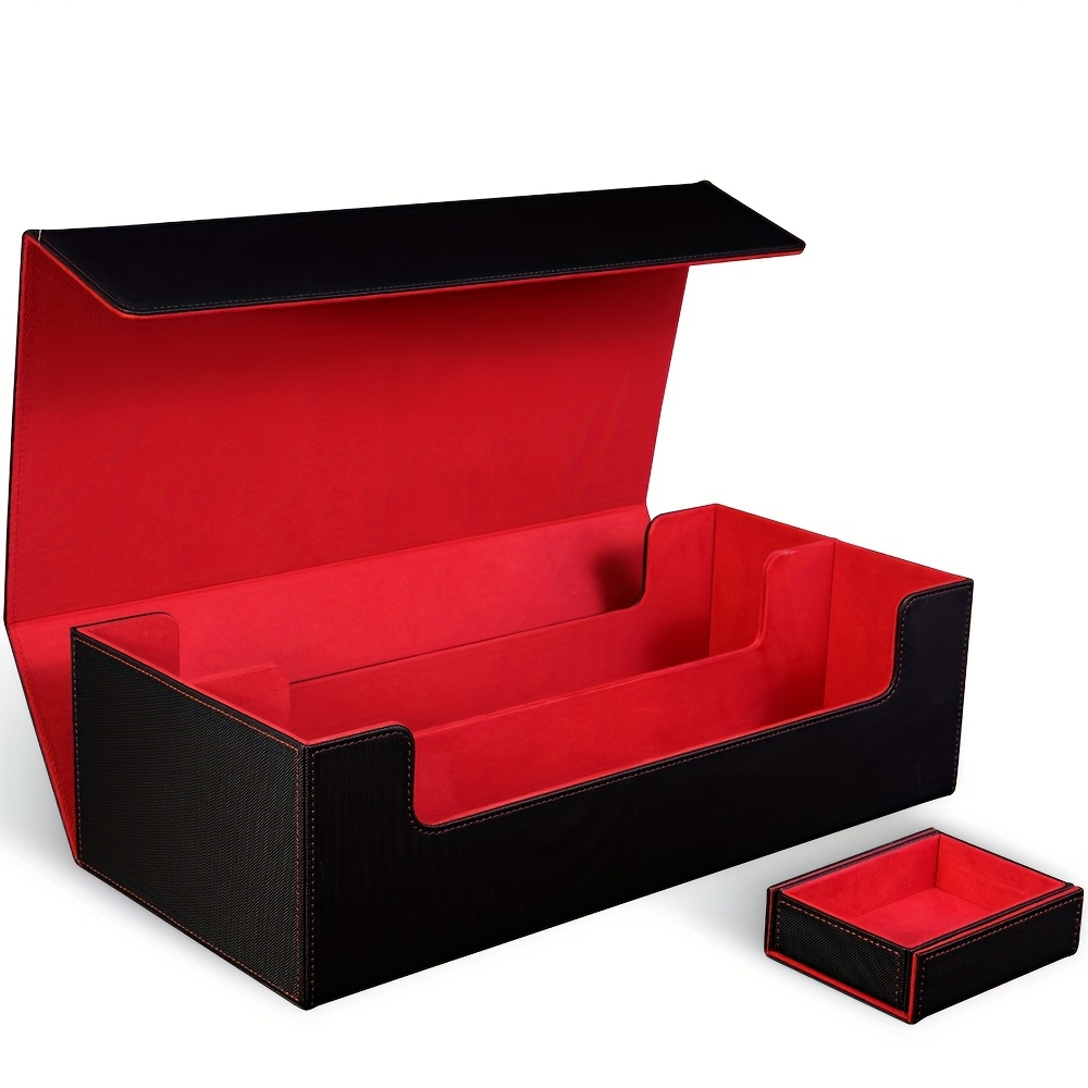 large mtg card storage Amazon.com: Jaffzora Card Deck Box for MTG Commander, Large 6 in 1 Card  Storage Display Case with 5PCS TCG Deck Boxes & Dice Tray, Holds 2400+  Unsleeved Trading Cards (Black&Purple Set) : main image 0