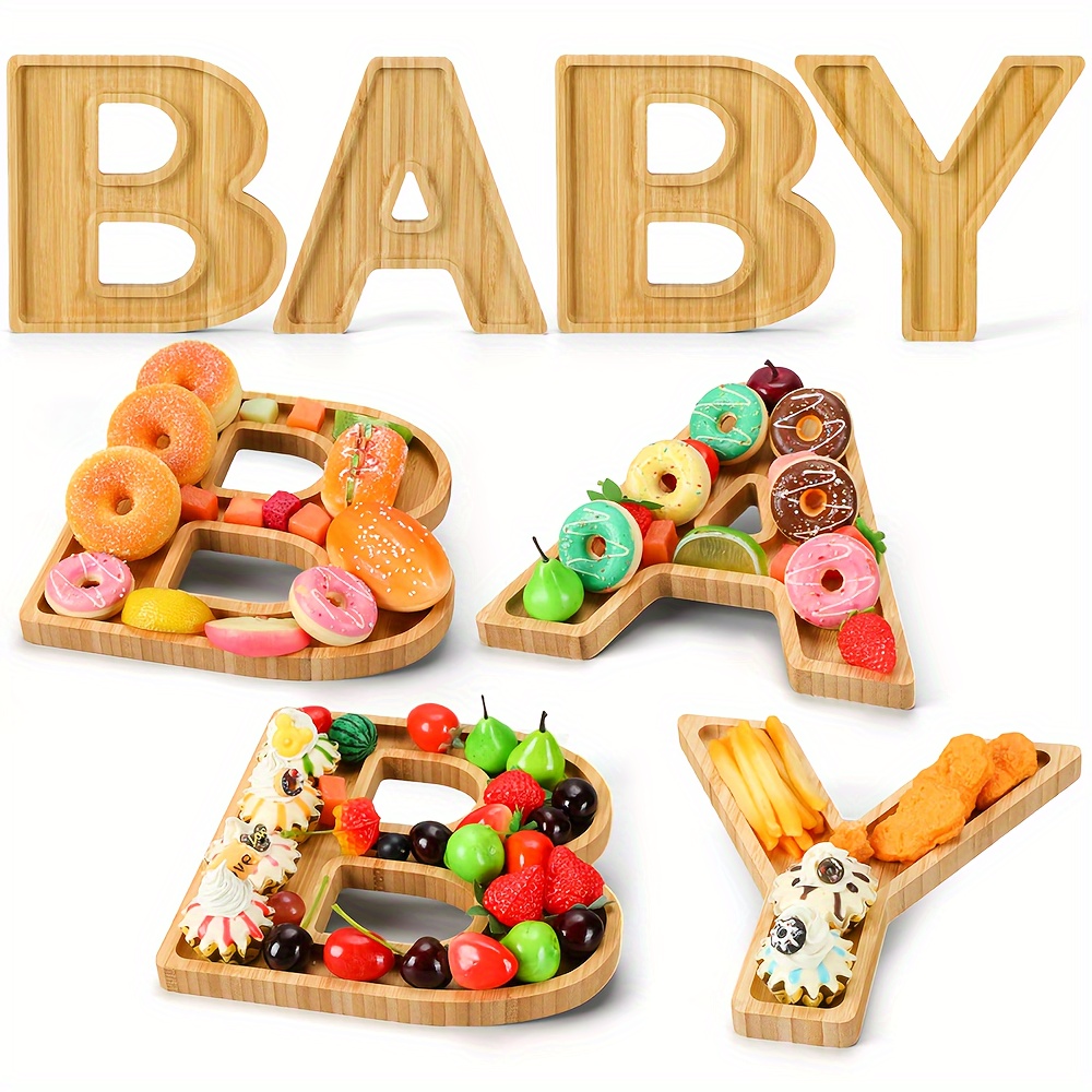 

[ ] 4pcs Wooden - Rectangle, , Decorative For Cookies, , For Gender & Parties, And Dining Use