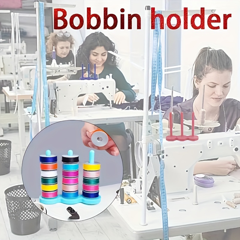 

Magnetic Sewing Machine Bobbin Holder - Light Spool Organizer, Knitting & Sewing Supplies Storage Rack, Sewing Machine Accessories