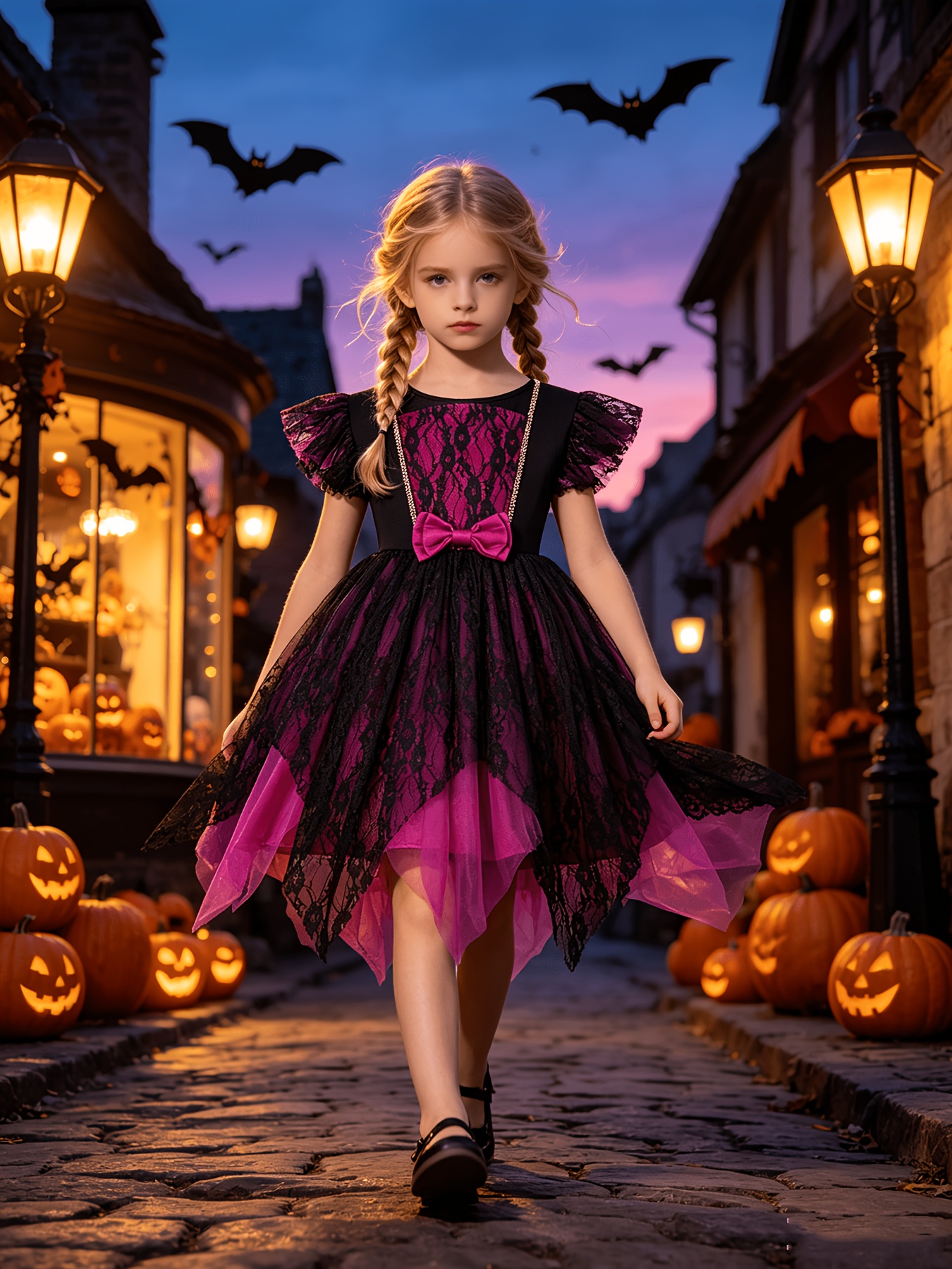 Girls' Witch Dress for Halloween